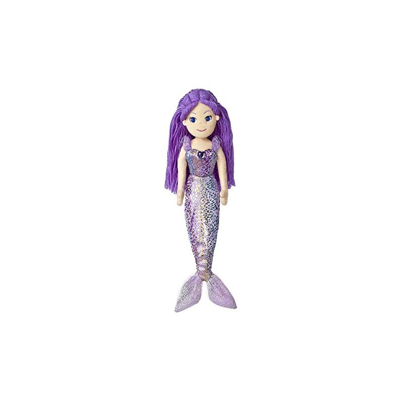 Aurora, 33065, Sea Sparkles Mermaid Daphne, 18In, Soft Toy, Purple