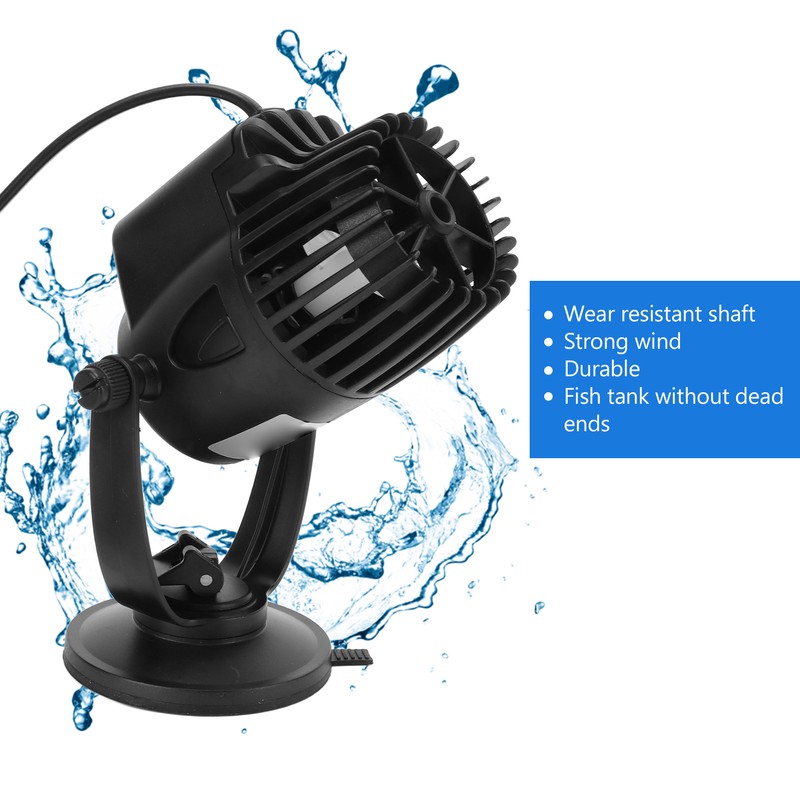 Aquarium Wavemaker Pump 360° Adjustable Reversal Free Fish Tank Circulation