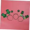 Minkissy 3pcs St Patrick's Day Hairband Set Creative Decor for