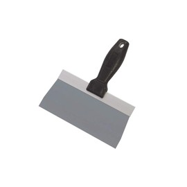 Warner 8" Blue Steel Drywall Taping Knife with Plastic Handle, 748