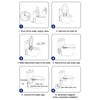 Bidet Attachment Self Cleaning Adjustable Water Pressure Dual Nozzle Ultra
