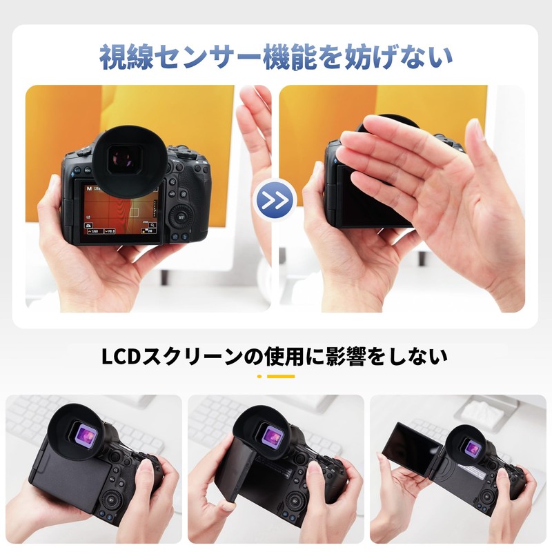 JJC Magnifying Round Eyecup for Canon EOS R5 Mark II