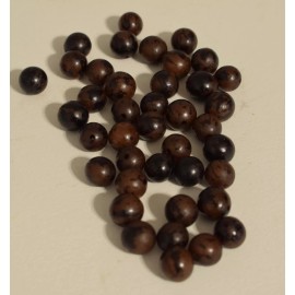 Unbranded Beads Brown Buri Nut Philippine 10mm Beads