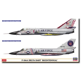 Hasegawa 02402 1/72 US Air Force F-106A Delta Dart Bicentennial (Set of 2) Plastic Model