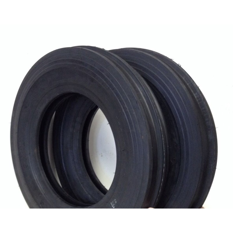 DEESTONE Two 4.00-12 Rib Tractor Tires with Tubes 400-12 Three