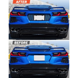 JOYTUTUS Rear License Plate Holder Compaitble with 2020-2025 Corvette C8, License Plate Frame Mount