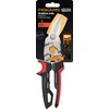 Fiskars PowerGear Aviation Snip Left Cut, 40% More Power, Length