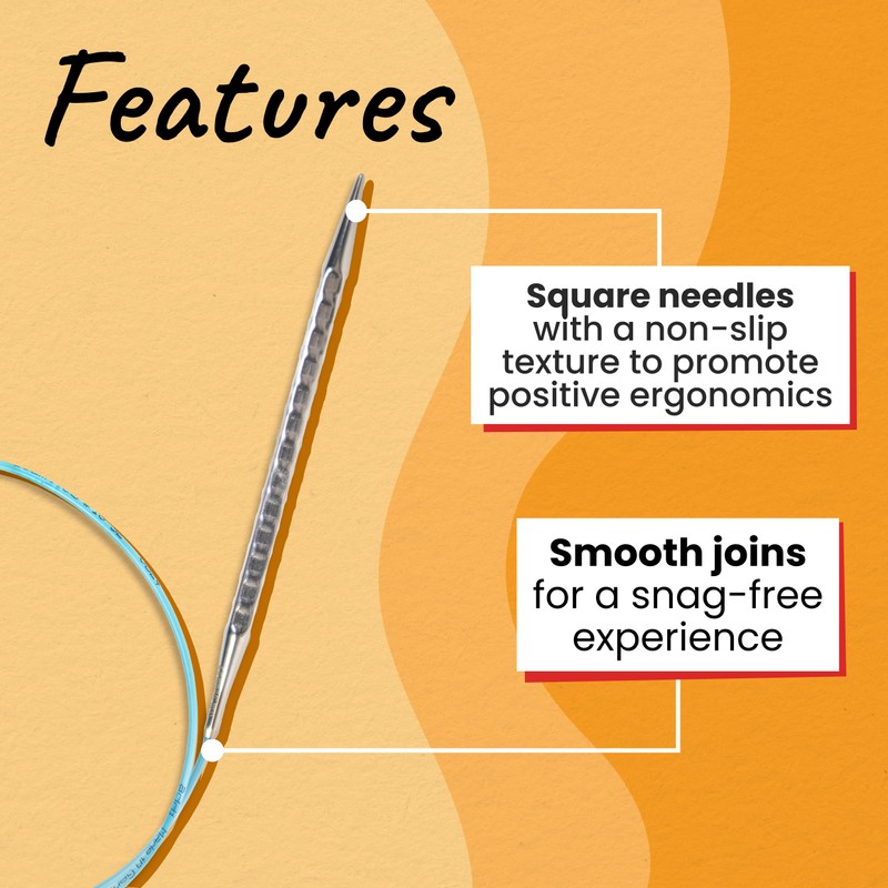 skacel by addi Circular Knitting Needles, 40 Inch (100 cm)