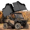 Floor Mats for Pioneer 1000 2016-2025: DISUTOGO All Weather Floor