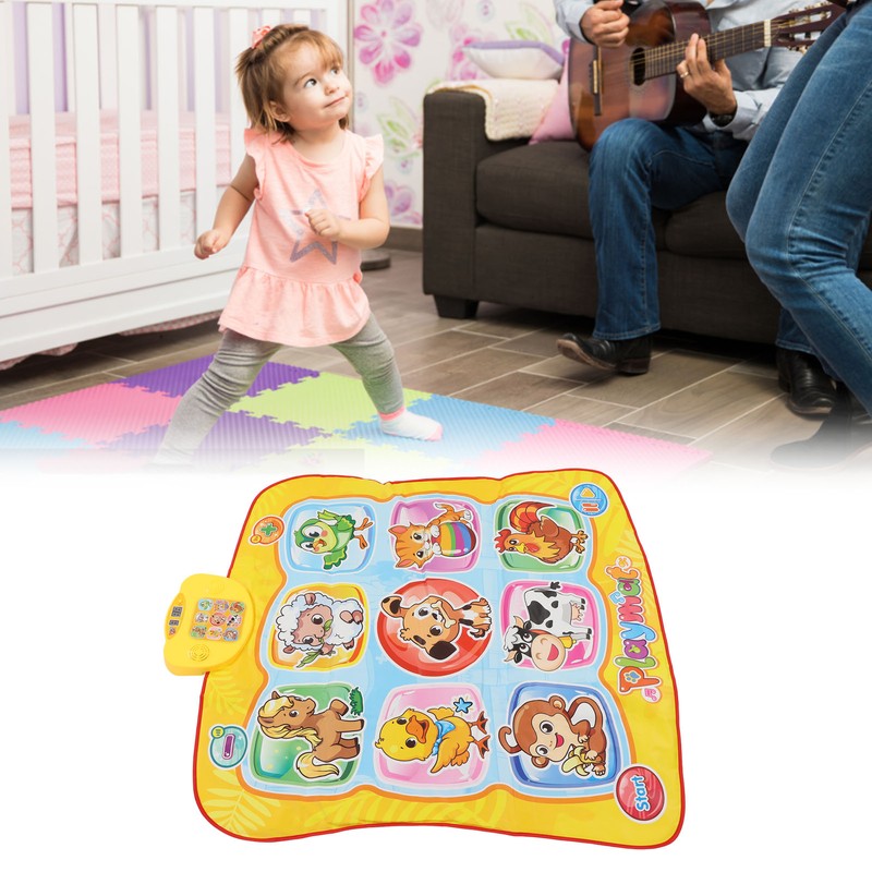 Kid Cartoon Pattern Dance Mat Children Volume Adjustable Electronic Music