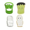 Decora 0255092 Monsters Plastic Cookie Cutters Ideal Set for Sugar