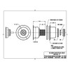 Keeney 1434SS Deep Cup Sink Strainer with Power Ball Basket,