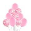 YHL balloons 50pcs 12inches pink confetti balloons for Party Decorations