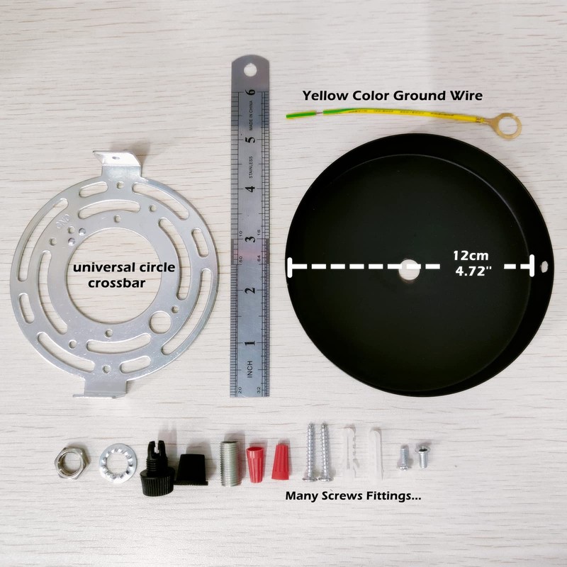 4.72 Inches Ceiling Canopy Light Kit Rewind Single Hole with