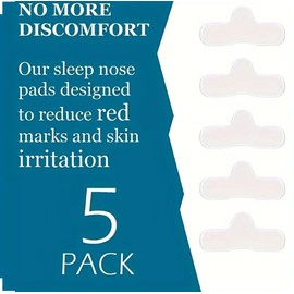 5 Pack Nose Gel Pad TOCHMAKID for CPAP Mask - Supplies for CPAP Machine - Nose Pads for CPAP Masks - Cushions for Most CPAP Masks