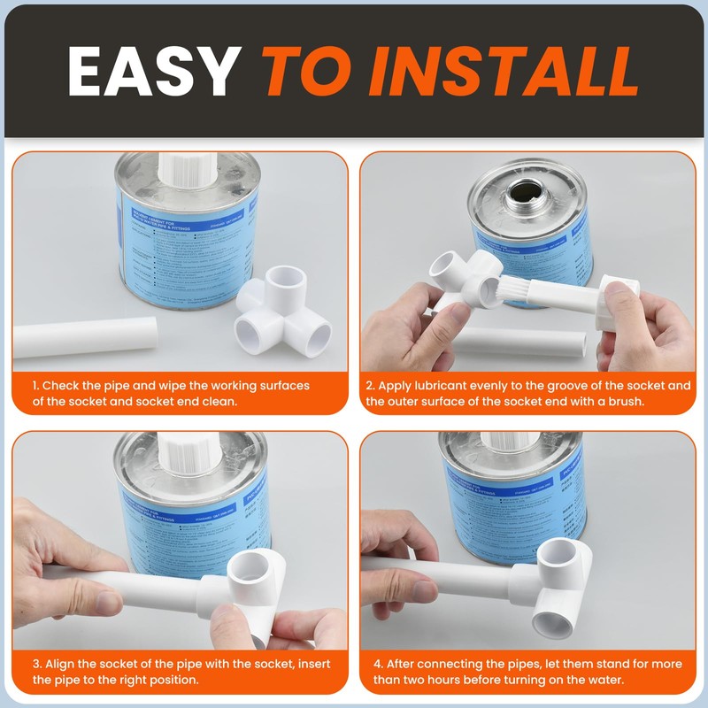 SDTC Tech 1/2" 3 Way PVC Fitting Furniture Grade Pipe