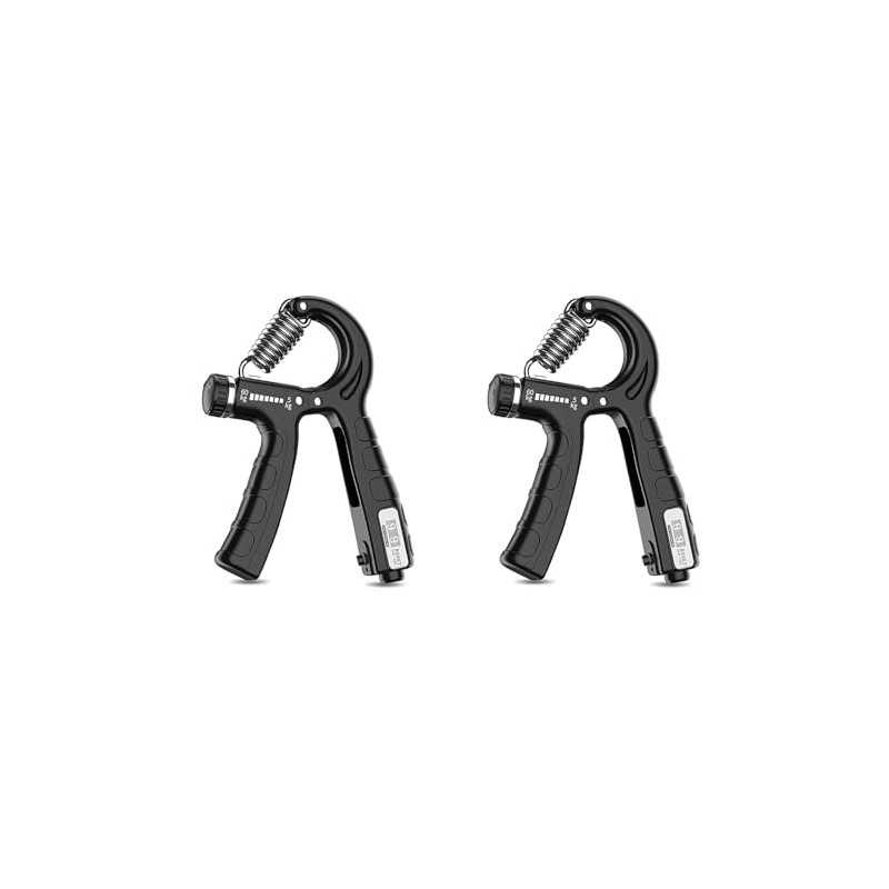 2 pcs Hand Grip Strengthener, Adjustable Resistance 5 – 60kg,