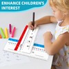 30 Packs Number Line Dry Erase Boards Cards, Double Sided