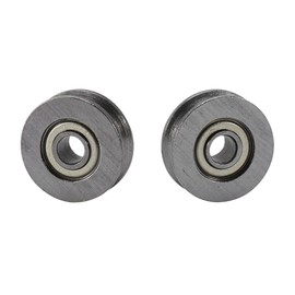 20pcs V623ZZ V Ball Bearing Pulley TOPINCN Rail Ball Bearing Metal Sealed Wire Pulley for Rail Track Linear Motion System 3x12x4mm