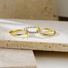 JINEAR 14K Gold Stackable Rings for Women Non Tarnish Dainty
