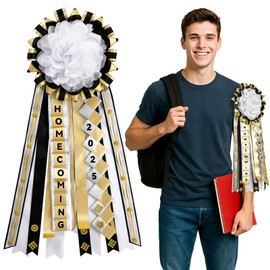 Suncalla 18 Inch Homecoming Mum Decoration Boy Man Home Coming Mum Supplies for Men Welcome Back to School Homecoming Week Party Decorations