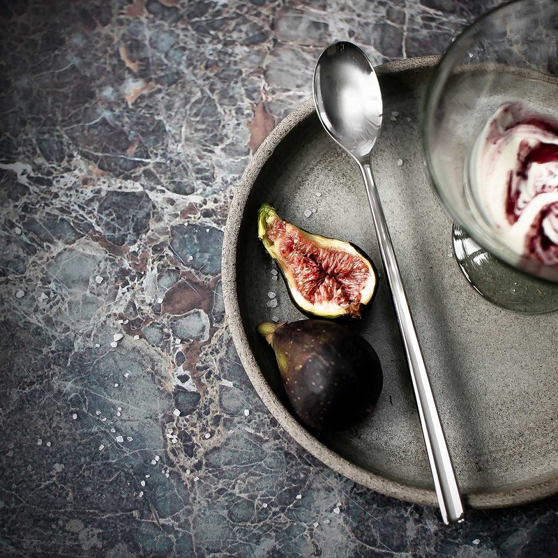 Robert Welch Blockley Bright Long Handled Spoon, Set of 4.