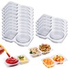 iaredon 15 PCS Reusable Snack Containers, Condiment Container With Lids,