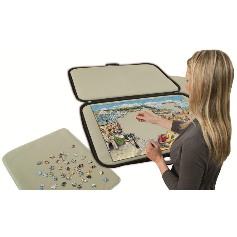 Jumbo, Puzzle Mates, Portapuzzle Deluxe - Standard 1,000 Piece Jigsaw