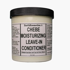earth Kosmetics Chebe Moisturizing Leave-In Conditioner – Hydrate, Strengthen & Nourish with Chebe Oil, Shea Butter, Coconut Oil & Other Potent Herbs and Oils for Moisture, Growth & Frizz Control