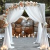 Wedding Arch Draping Fabric, 1 Panel 28" x19ft White Wedding