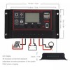 Solar Charge Controller Solar Panel Battery Intelligent Regulator with Dual