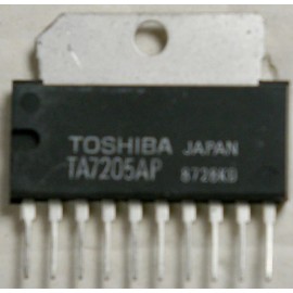 Toshiba TA7205AP  5.8W AUDIO Power Amplifier Lot of 2