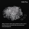sourcing map 1000 Pack Rubber Band Stretchable Rubber Elastic Band