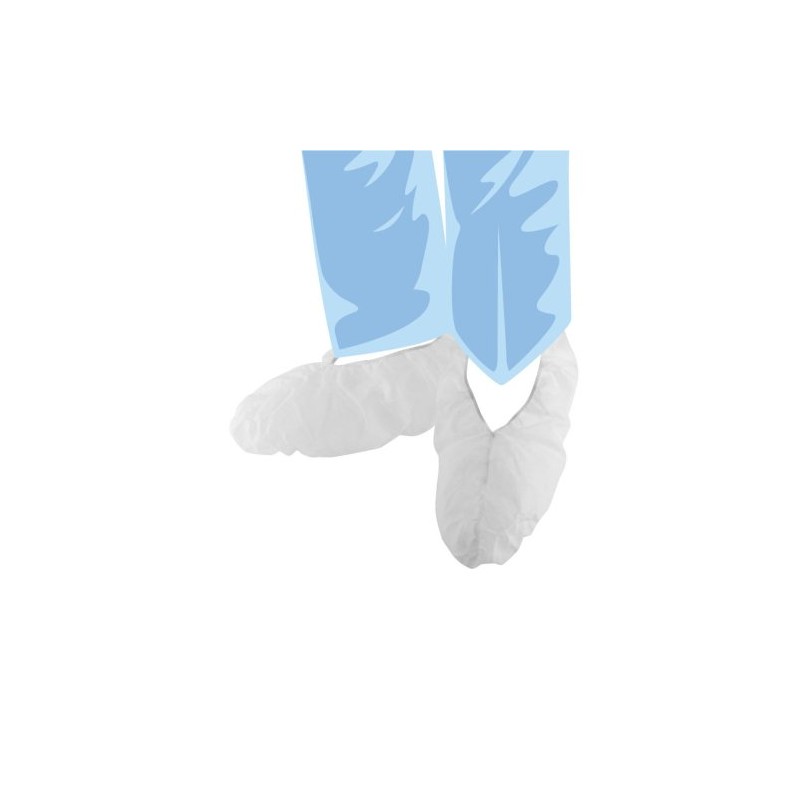 Cover Work Non-woven Shoe Cover 10 Piece F White FT – 904 