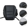 Mythoria Front Driver Side Bottom Leather Seat Cover Black Replacement