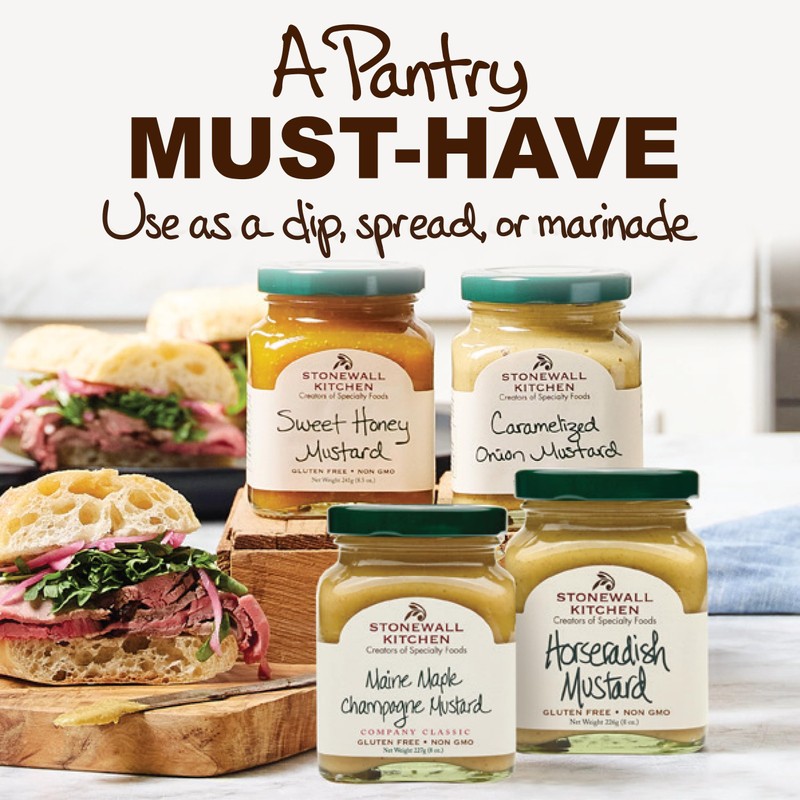 Stonewall Kitchen, Mustard Collection, 4-Piece Gift Set