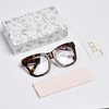 FONHCOO Progressive Reading Glasses for Women Square Blue Light Blocking