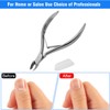 Cuticle Trimmer Cuticle Nippers,Professional Stainless Steel Cuticle Cutter Cuticle Remover,Pedicure