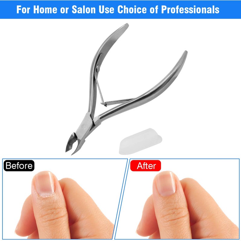 Cuticle Trimmer Cuticle Nippers,Professional Stainless Steel Cuticle Cutter Cuticle Remover,Pedicure