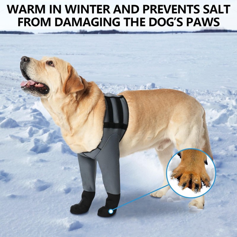 yrenoer Dog Socks & Boots - Waterproof Anti-Licking Paw Protectors