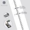 NKlaus 12492 Men's Bracelet 925 Sterling Silver 20 cm Venetian