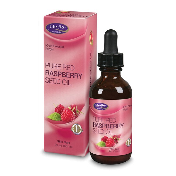 Life-flo Pure Red Raspberry Seed Oil | Antioxidant-Rich Moisturizer | 2oz