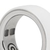 Smart Health Ring Stainless Steel Waterproof 23mah Lightweight Sleep Health