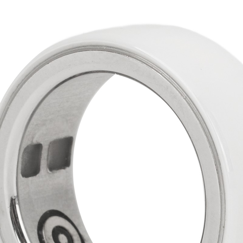 Smart Health Ring Stainless Steel Waterproof 23mah Lightweight Sleep Health