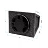 SDX Audio 6.5" 4-way 500W 6.5" Wedge Speaker Box (pair)