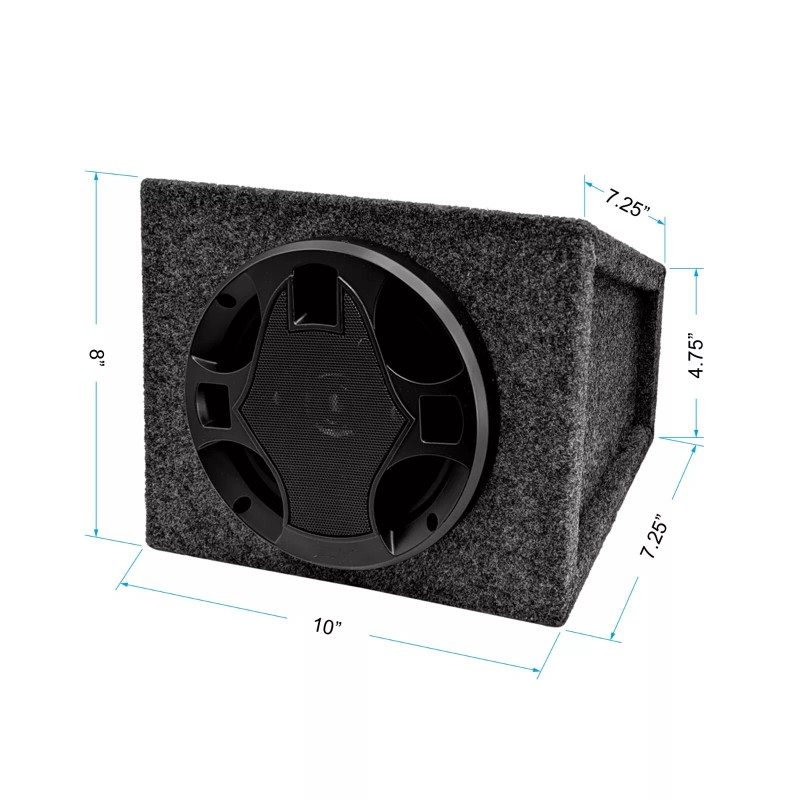 SDX Audio 6.5" 4-way 500W 6.5" Wedge Speaker Box (pair)