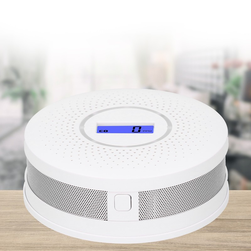 Home Automatic Carbon Monoxide Detector CO Alarm Detector with LCD