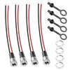 YACSEJAO 4Pack DC-099 DC5521 Jack Cord 10A DC 5.5 x