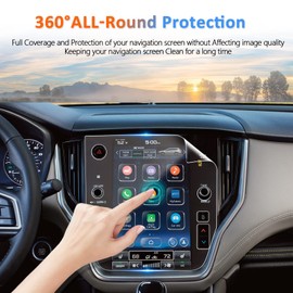CDEFG for Subaru Ascent Accessories 2025 2024 2023 Screen Protector (base/Premium/Onyx Edition/Limited/Limited/Touring) Touch Screen Radio Display Cover (2PCS- Nano Foils 11.6 Inch)