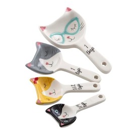 Davis & Waddell Kitty Crew Measuring Spoons Set (4 Pieces)